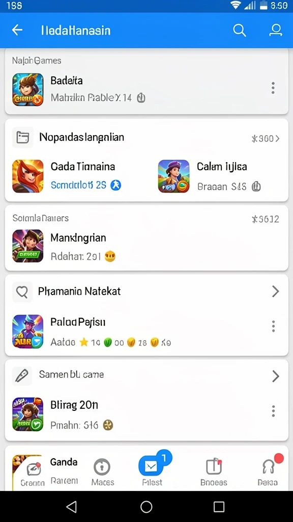 Karakter unik dengan kemampuan berbeda-beda.
