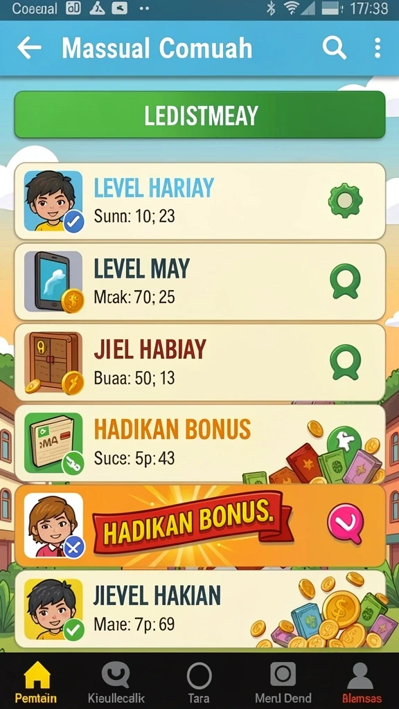 Gameplay yang kompetitif dan menantang.