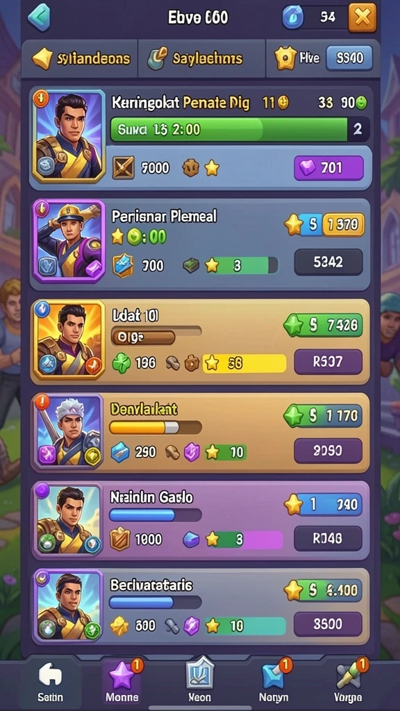 Level yang menantang dengan teka-teki menarik.