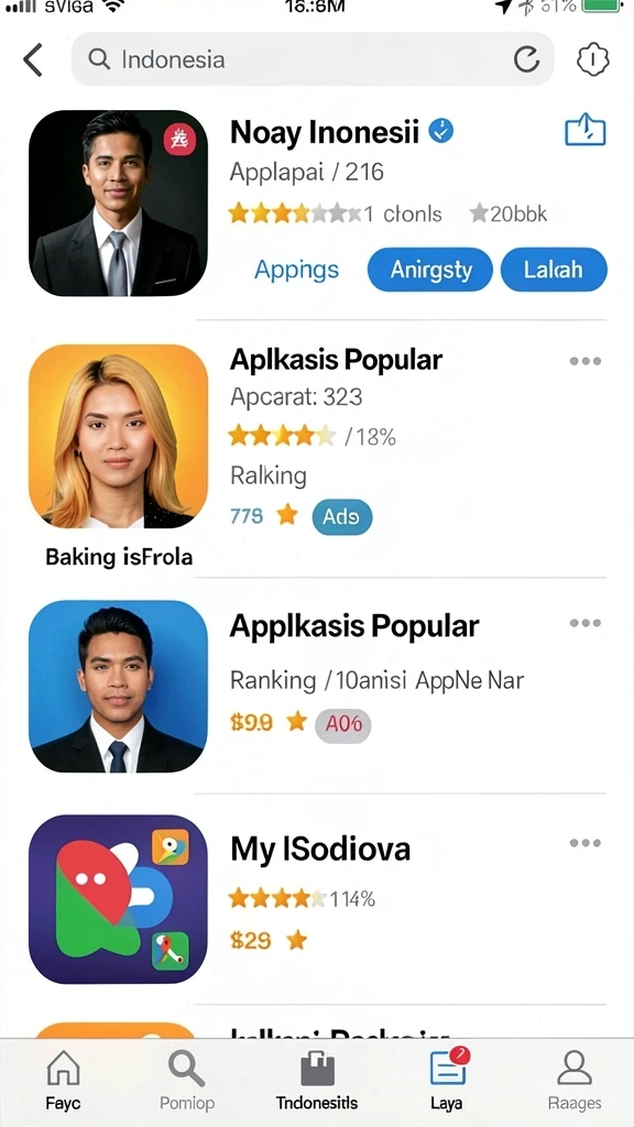 Fitur interaksi sosial untuk berkompetisi dengan teman.