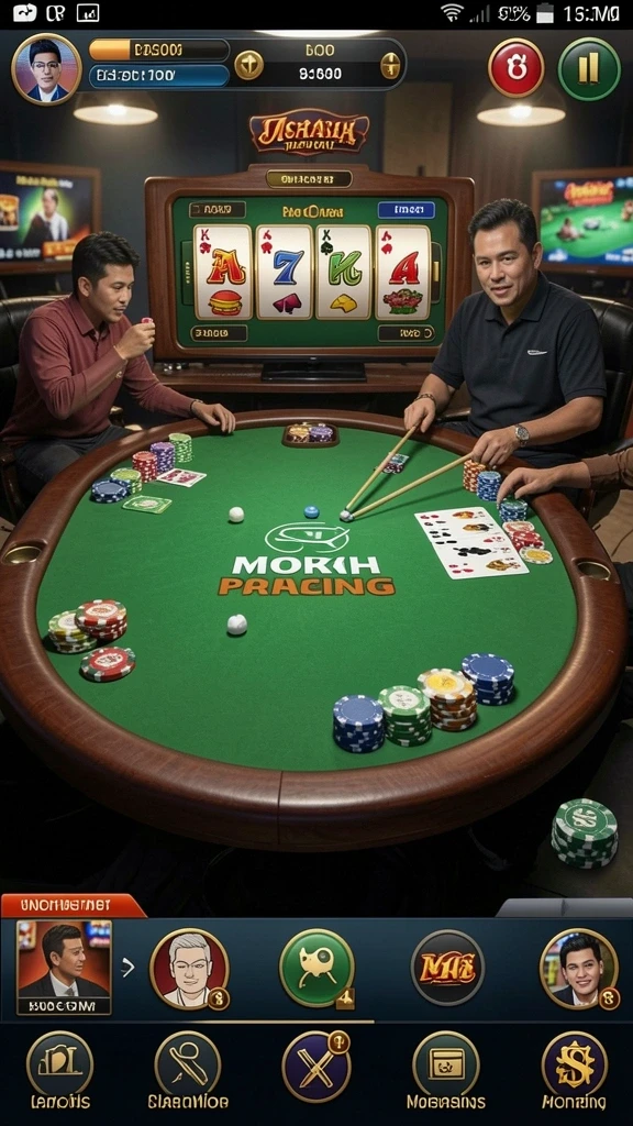 Tangkapan layar menunjukkan karakter utama siap beraksi.