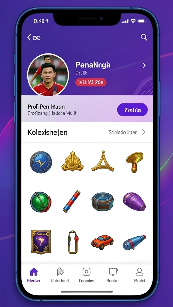 Tangkapan layar menampilkan dunia fantasi yang indah dan berwarna.