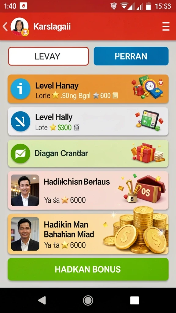 Tampilan antarmuka yang intuitif dan mudah dipahami.
