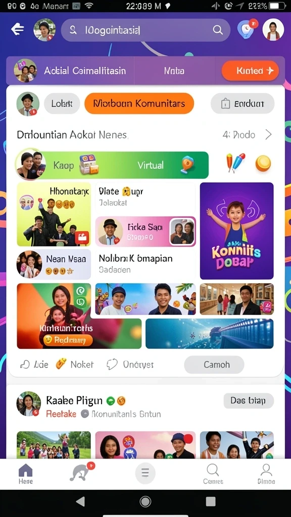 Tampilan antarmuka yang menarik dan user-friendly.