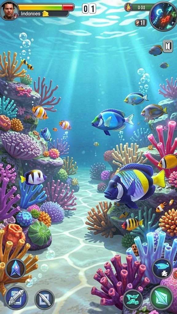 Gambar kedua memperlihatkan mode multiplayer yang seru di API77.