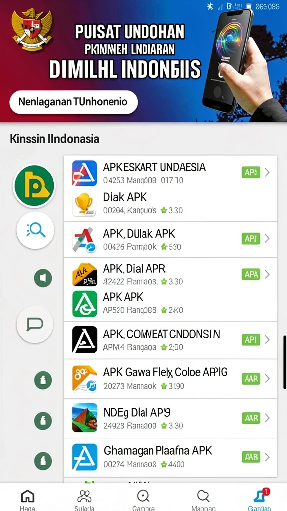 Berbagai pilihan permainan yang mengasyikkan untuk dijelajahi.