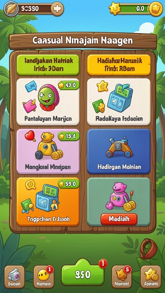 Sistem pertarungan yang dinamis dan mendebarkan.