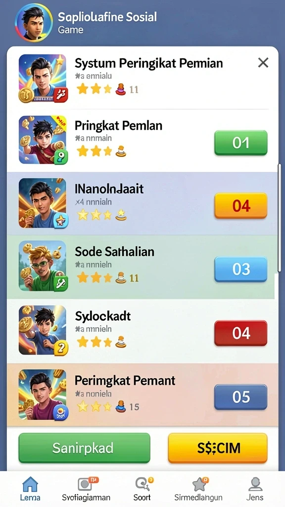 Tampilan utama yang menarik dan intuitif.