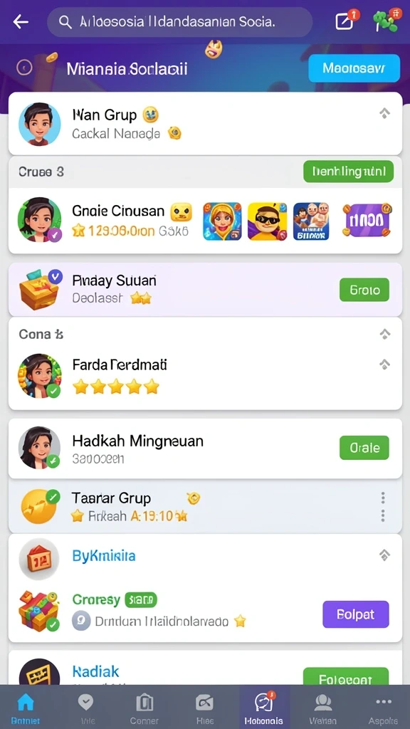 Sistem hadiah yang menarik bagi setiap pemain.