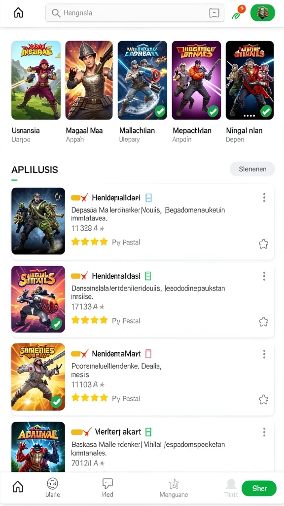 Tampilan awal DKK dengan karakter utama siap beraksi.