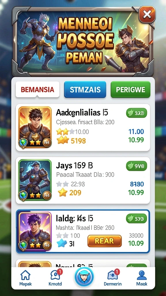Tampilan antarmuka yang menarik dan mudah digunakan.