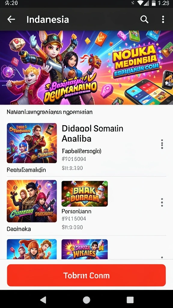 Tampilan antarmuka yang intuitif dan menarik.