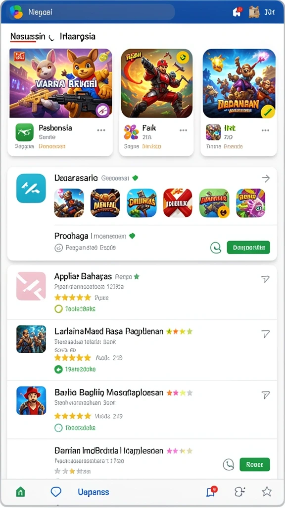 Tampilan antarmuka pengguna yang intuitif.