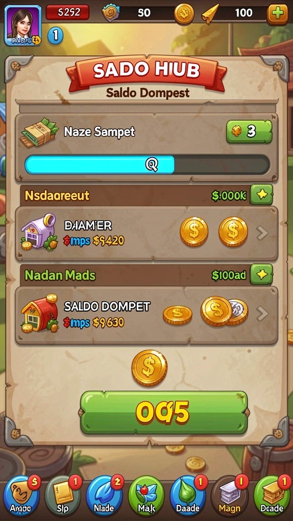 Tampilan antarmuka IDRGAME yang menarik dan mudah digunakan.