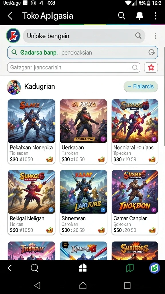 Mode permainan seru untuk semua level.