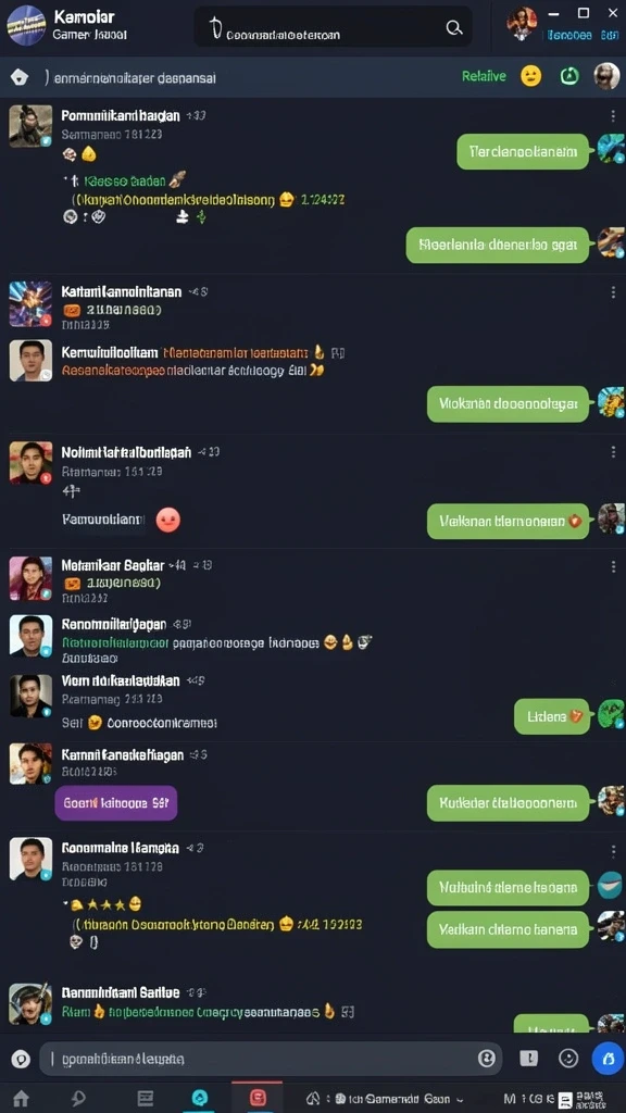 Tampilan antarmuka yang intuitif dan menarik.