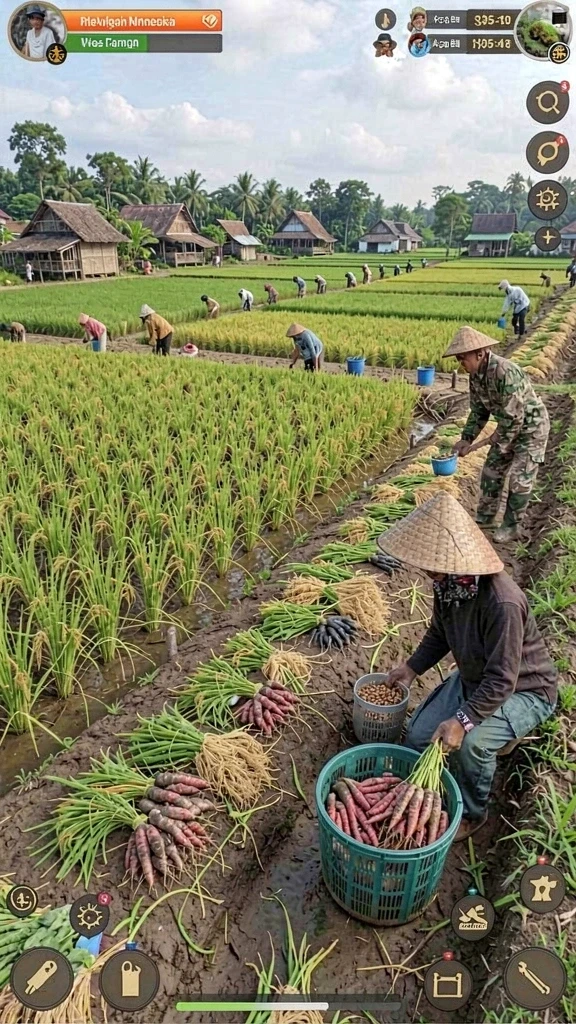 Screenshot menampilkan karakter utama dalam aksi petualangan.