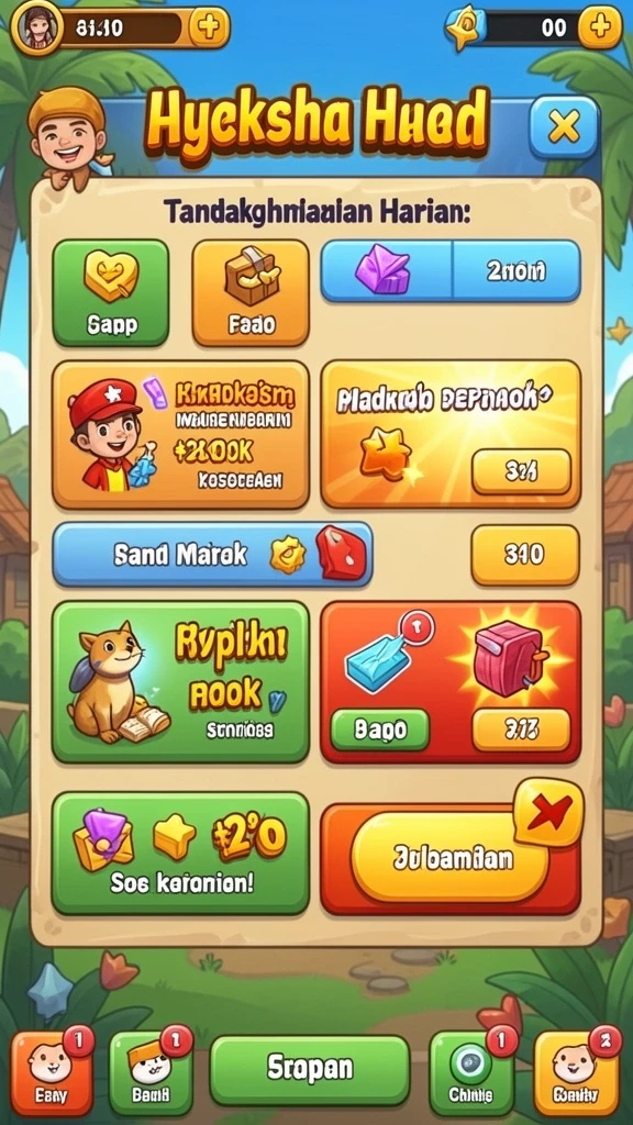 Level baru yang menantang dan seru.