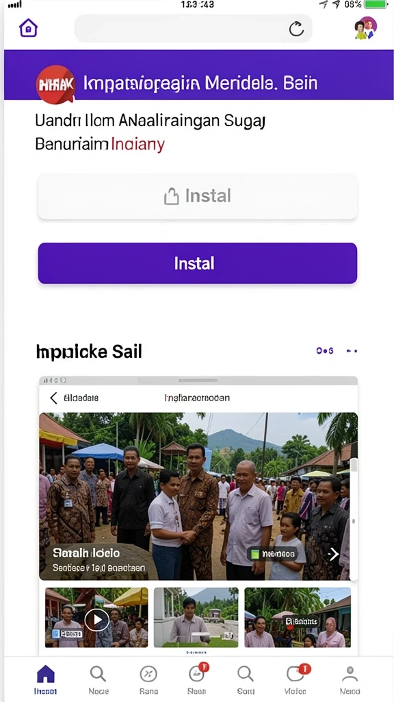 Tangkapan layar menampilkan komunitas aktif dalam event.