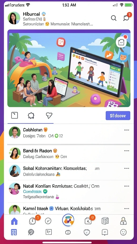 Tampilan antarmuka yang user-friendly.