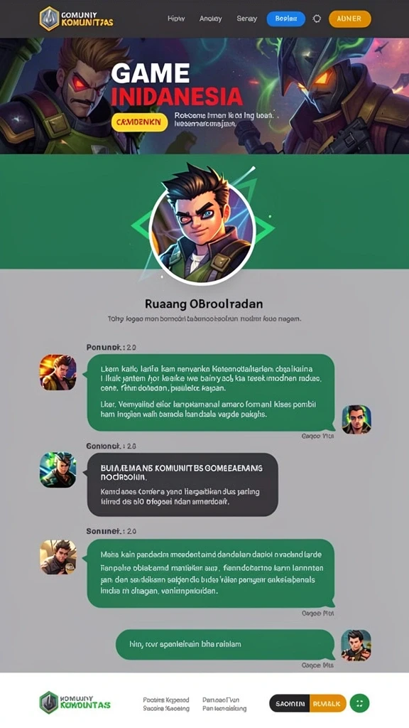 Tampilan antarmuka yang menarik dan modern.
