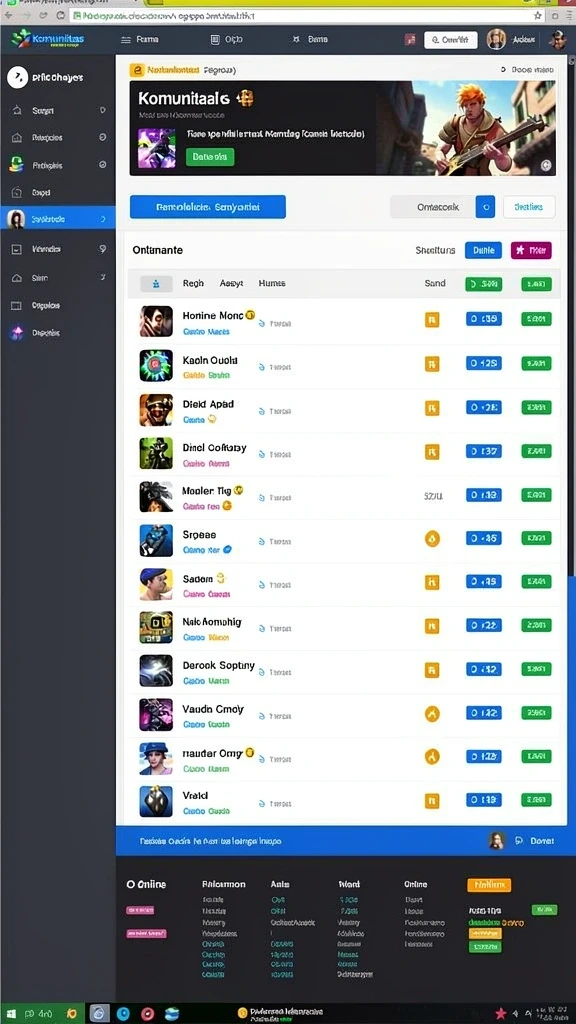 Tangkapan layar menampilkan fitur leaderboard untuk kompetisi.