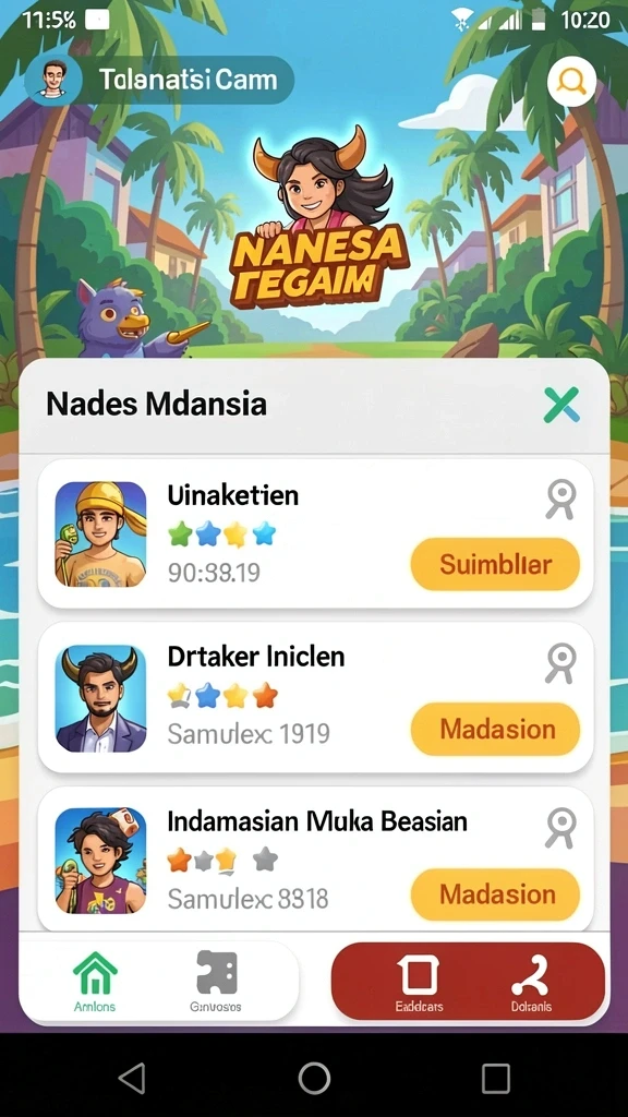 Tampilan antarmuka yang menarik dan mudah digunakan.