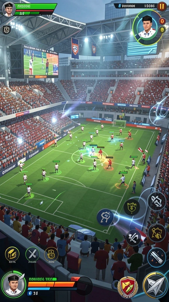 Momen seru saat bermain multiplayer dengan teman.