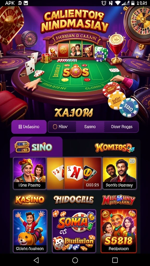 Tampilan awal aplikasi OLX128 yang menarik.