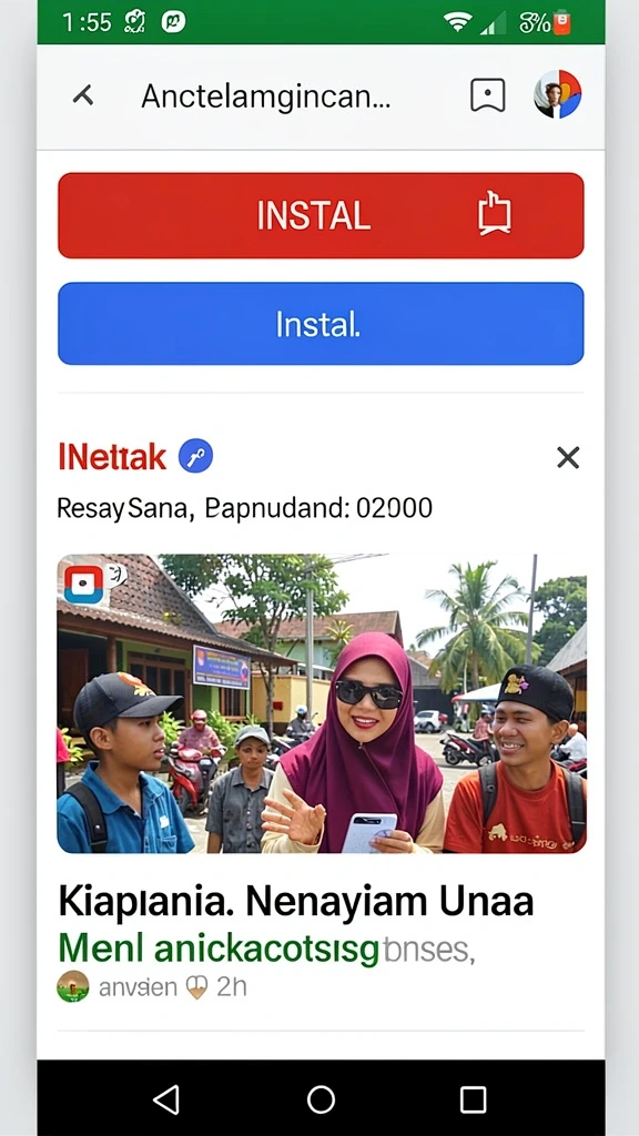 Screenshot dari petualangan seru di level baru.