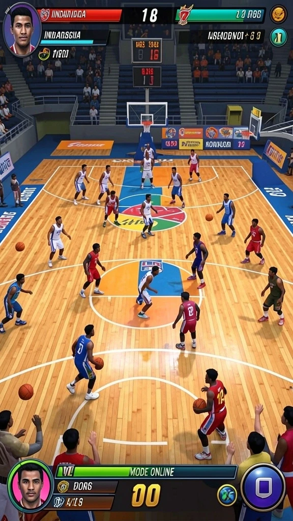 Fitur multiplayer yang memungkinkan bermain bersama teman.