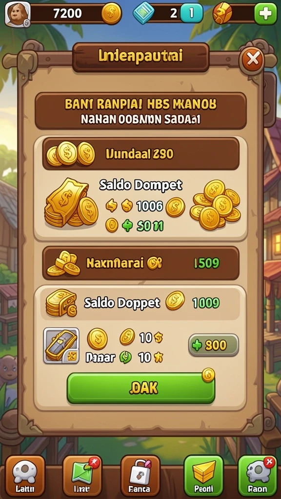 Tampilan utama yang menarik dan mudah dinavigasi.