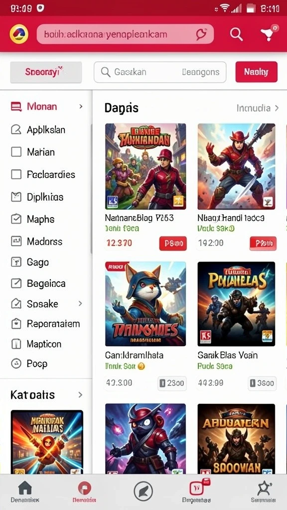 Tampilan antarmuka yang menarik dan responsif.