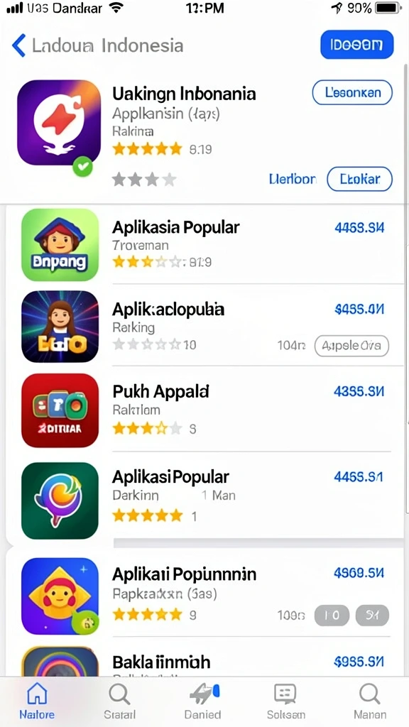 Tampilan awal game yang menawan.