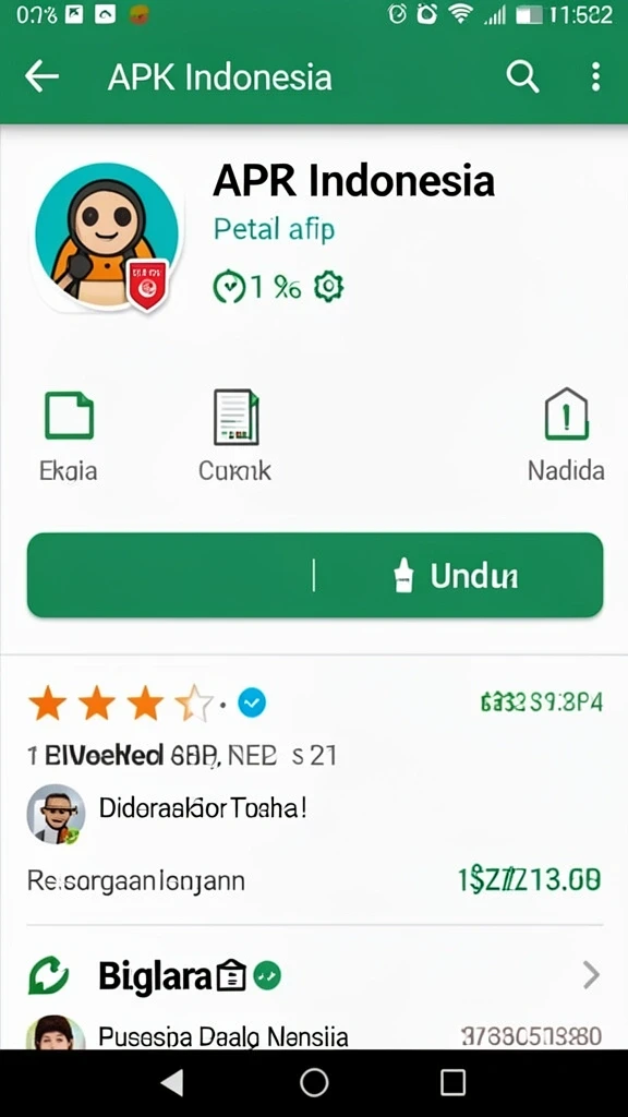 Screenshot menampilkan tampilan antarmuka permainan utama.
