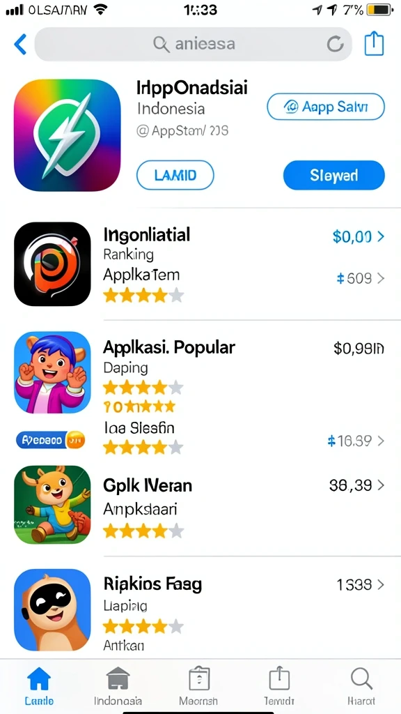 Karakter-karakter unik dengan desain menarik.