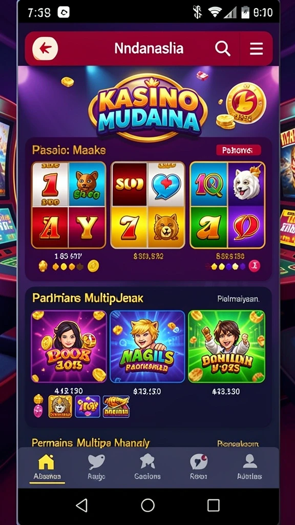 Screenshot menunjukkan karakter utama bersiap untuk petualangan.