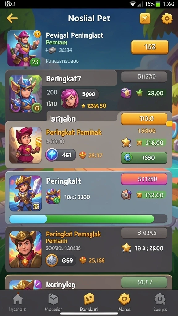 Tampilan awal game RSNOK yang menarik.