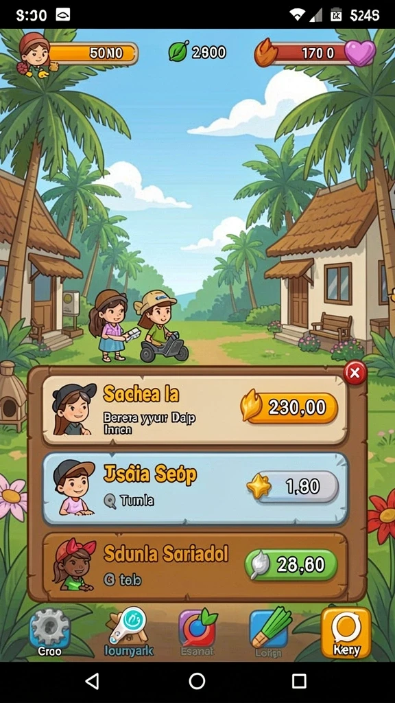Tampilan grafis menawan dengan detail yang tajam.