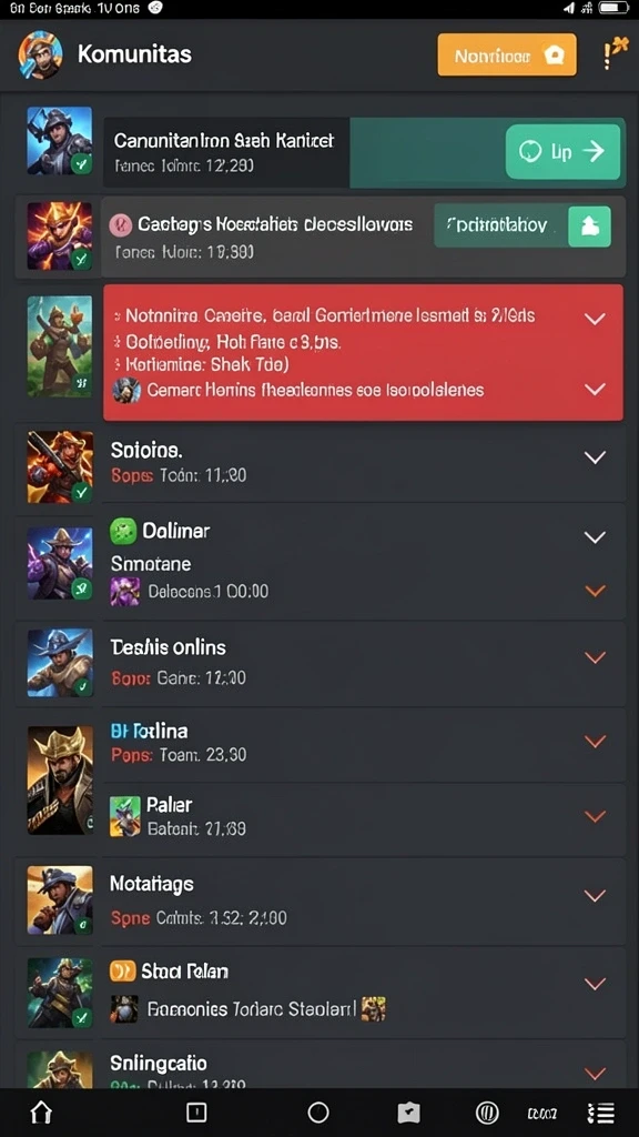 Beragam pilihan permainan slot yang menghibur.