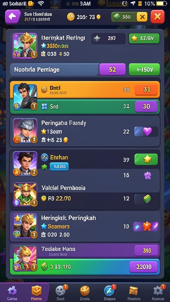 Screenshot menampilkan tampilan awal permainan SVIP9.