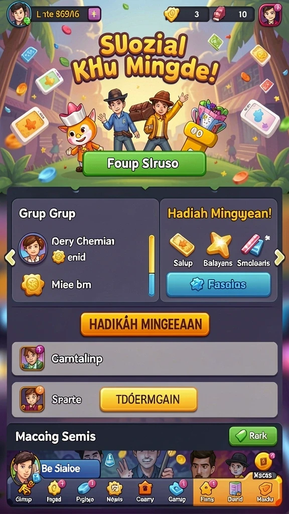 Tampilan menu yang intuitif dan menarik.