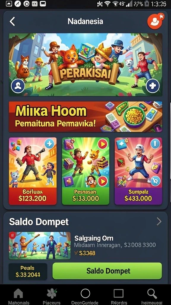 Tampilan antarmuka yang ramah pengguna.